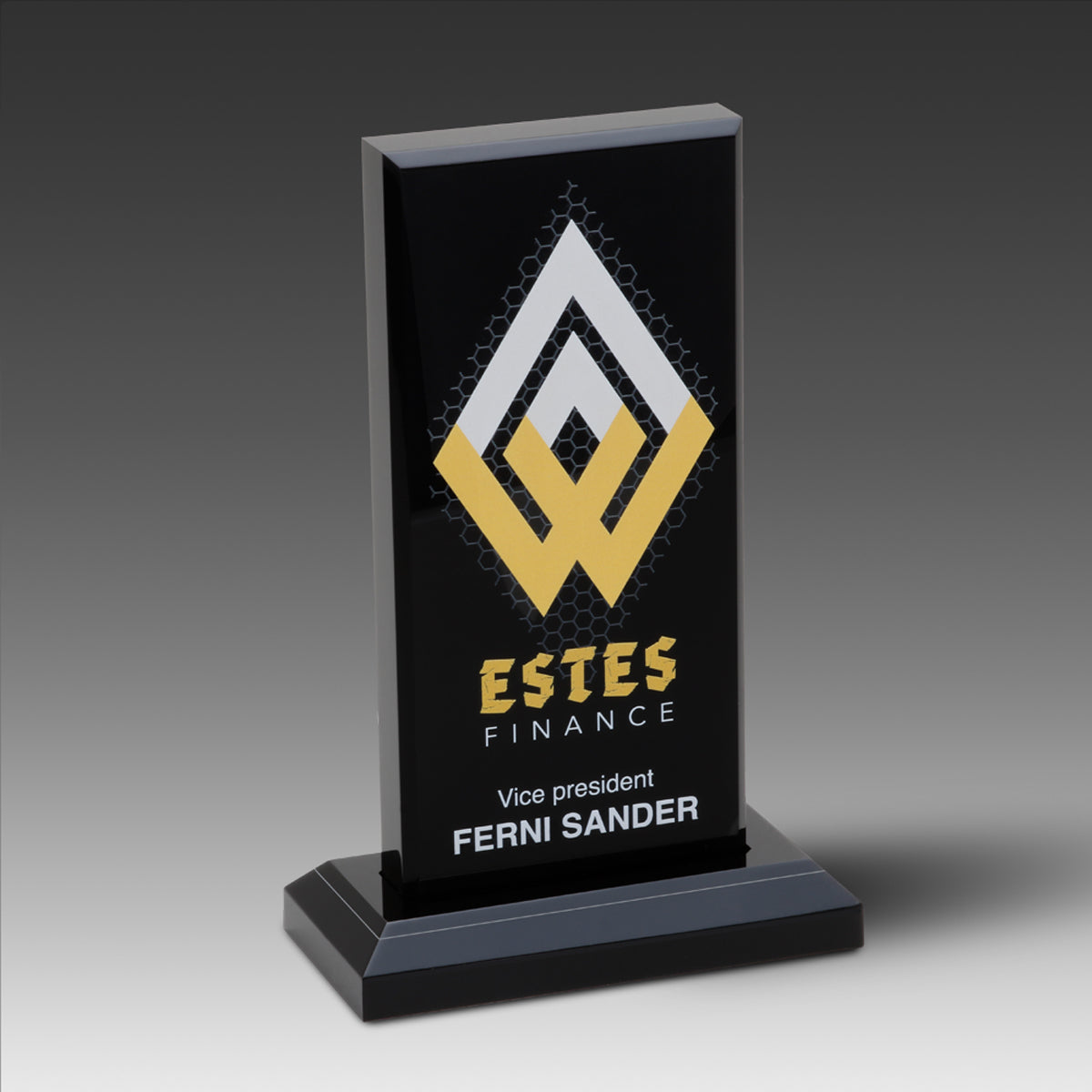 Beveled Impress Award™ Black