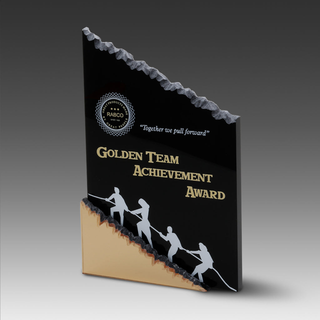 Sculptured Frosted Mountain Award™ Black