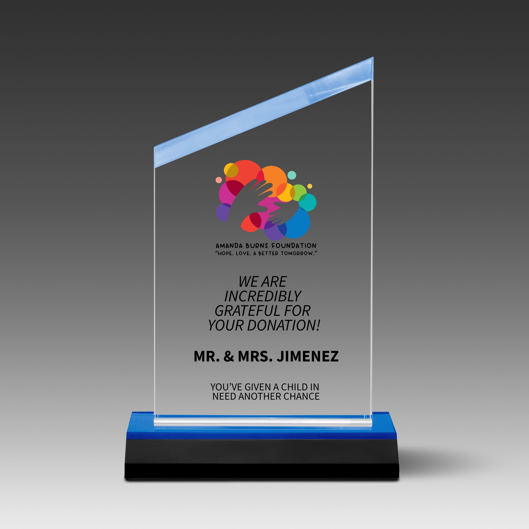 Beveled Peak Award