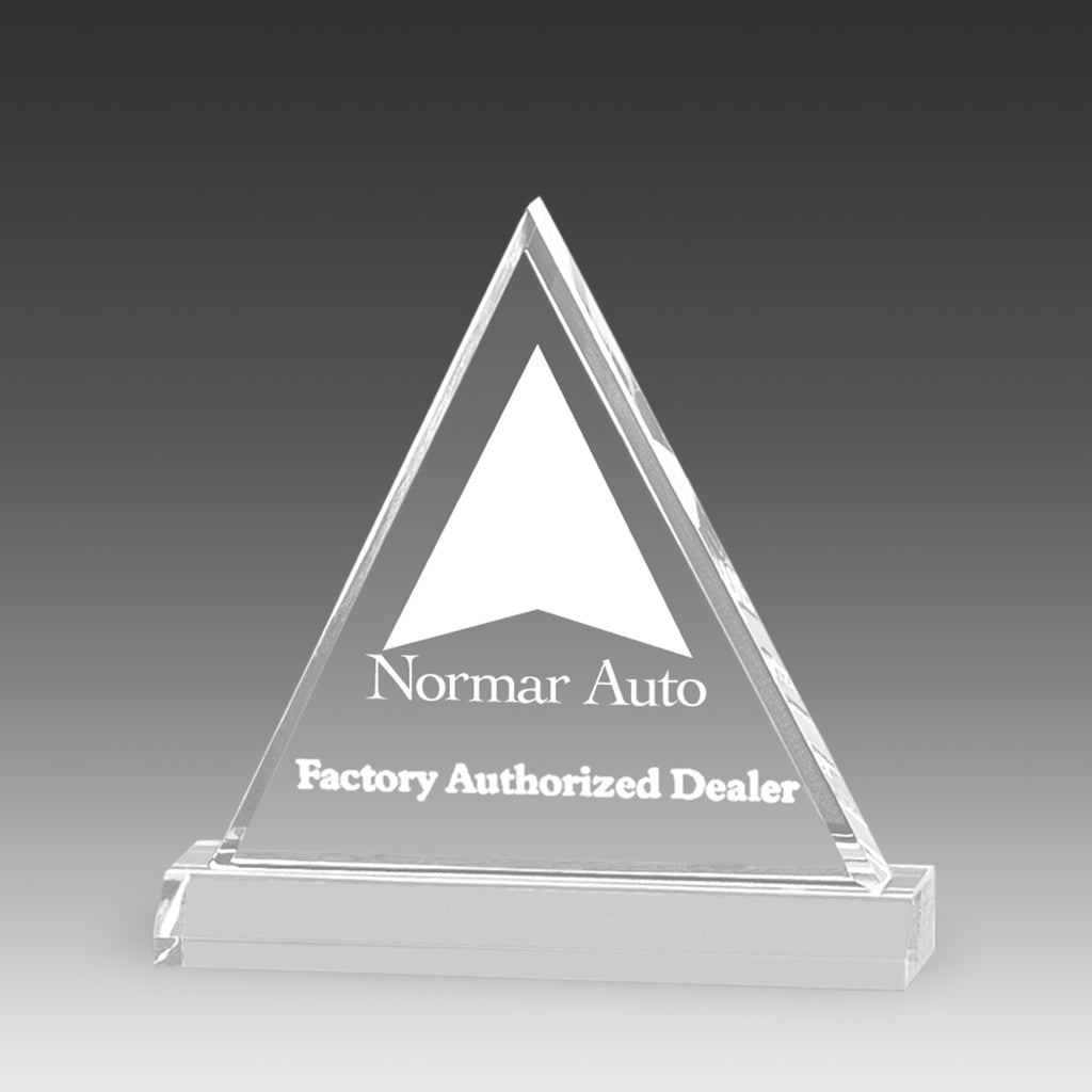 Beveled Triangle Award