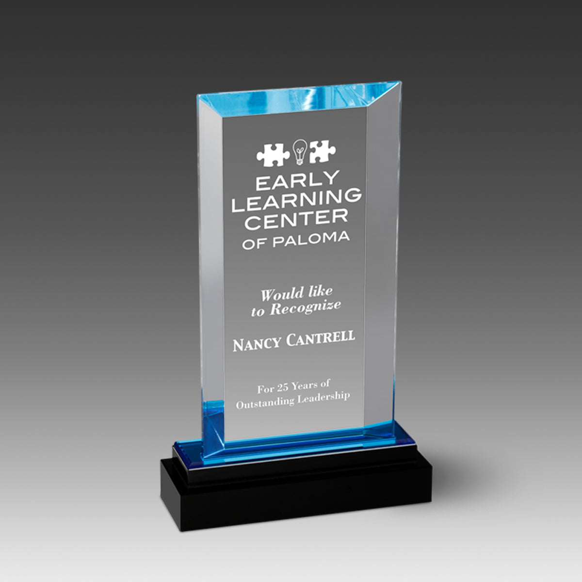 CrystalAcrylic Fusion Beveled Rectangle™ Award