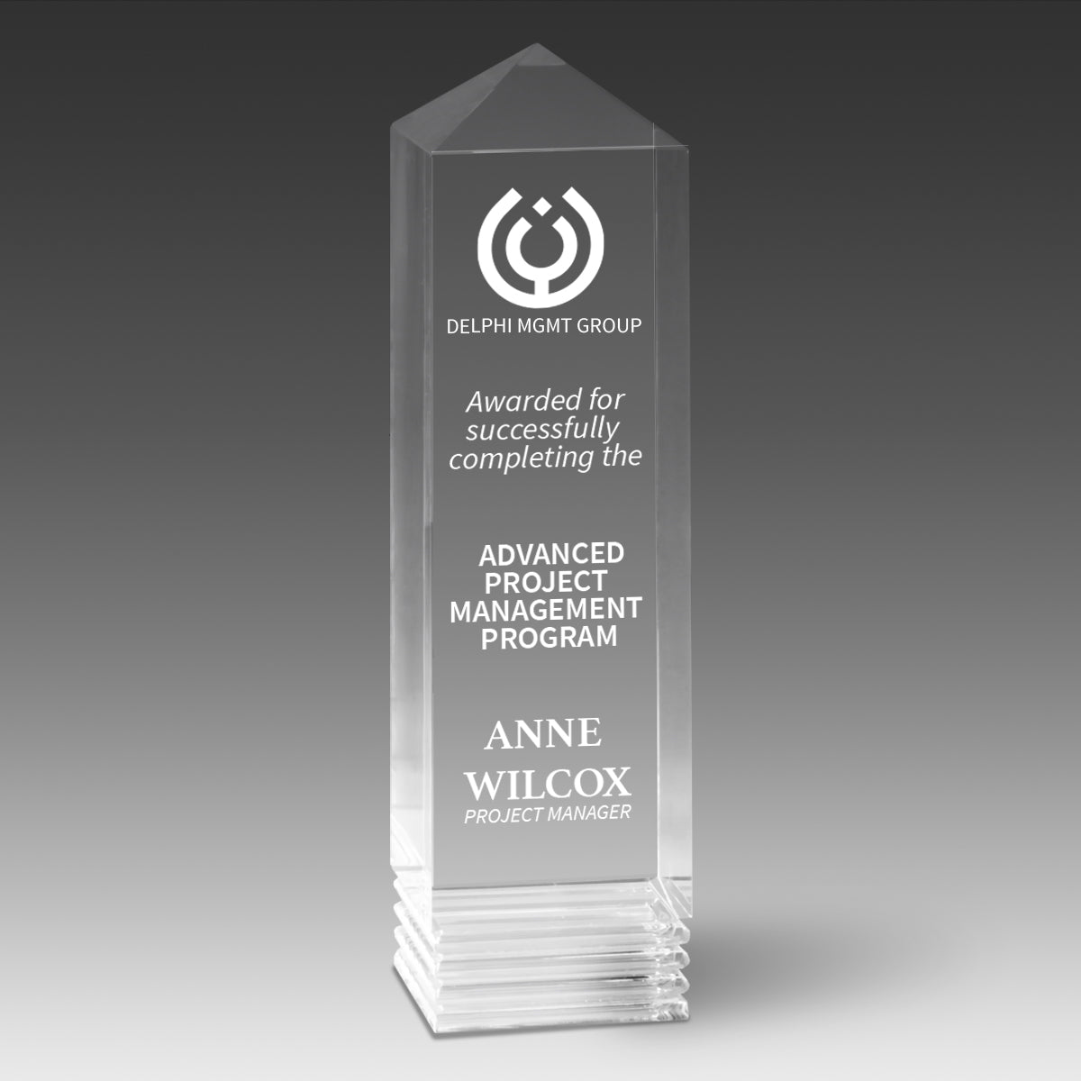 Crystal Cut Pillar Award™