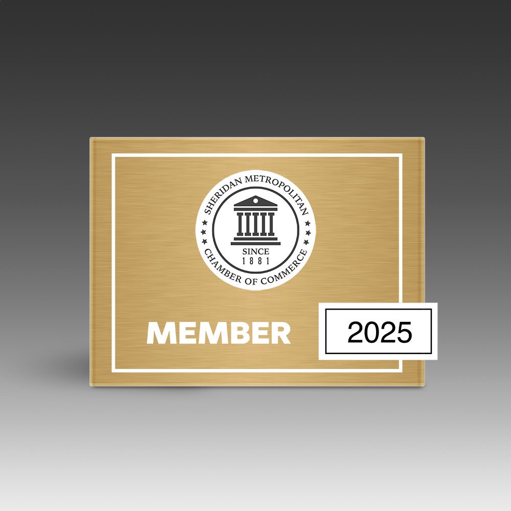 Modern Style Membership Plaque