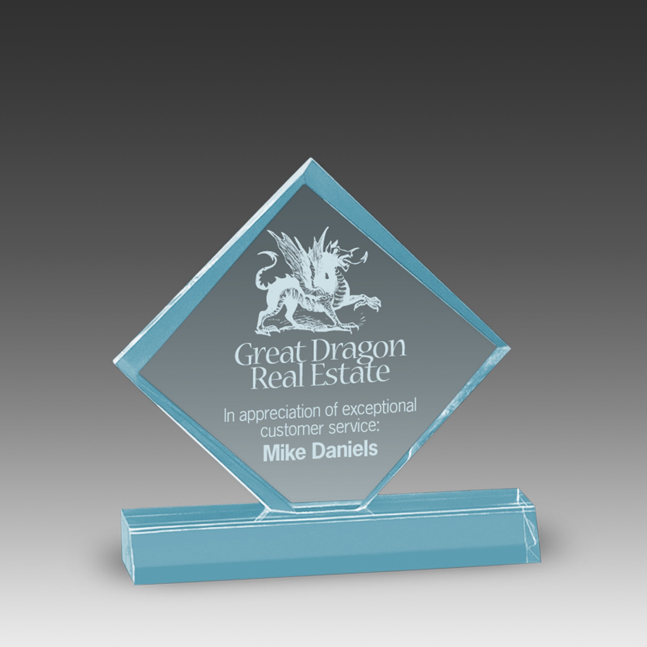 Diamond Jewel Bevel Award