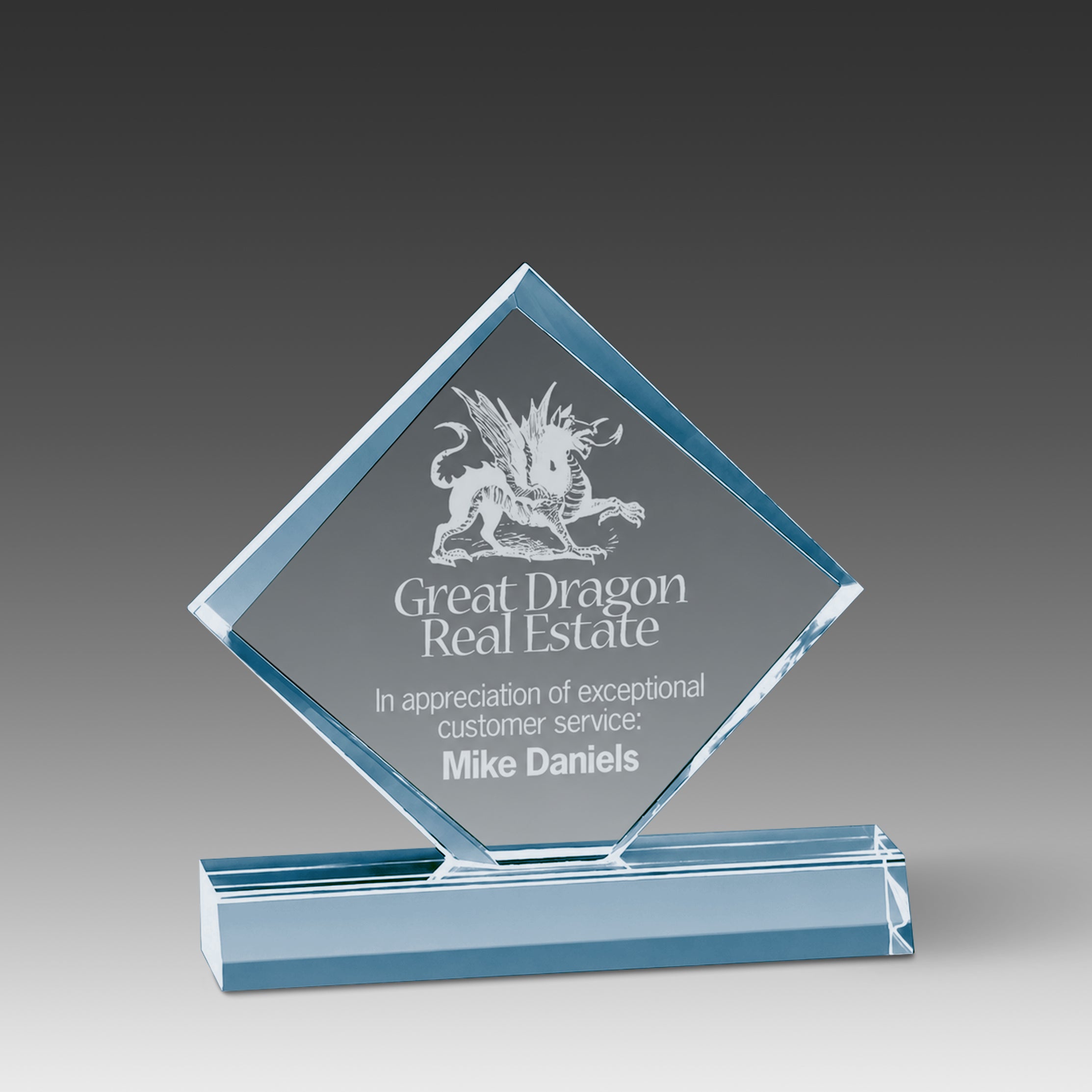 Diamond Jewel Bevel Award