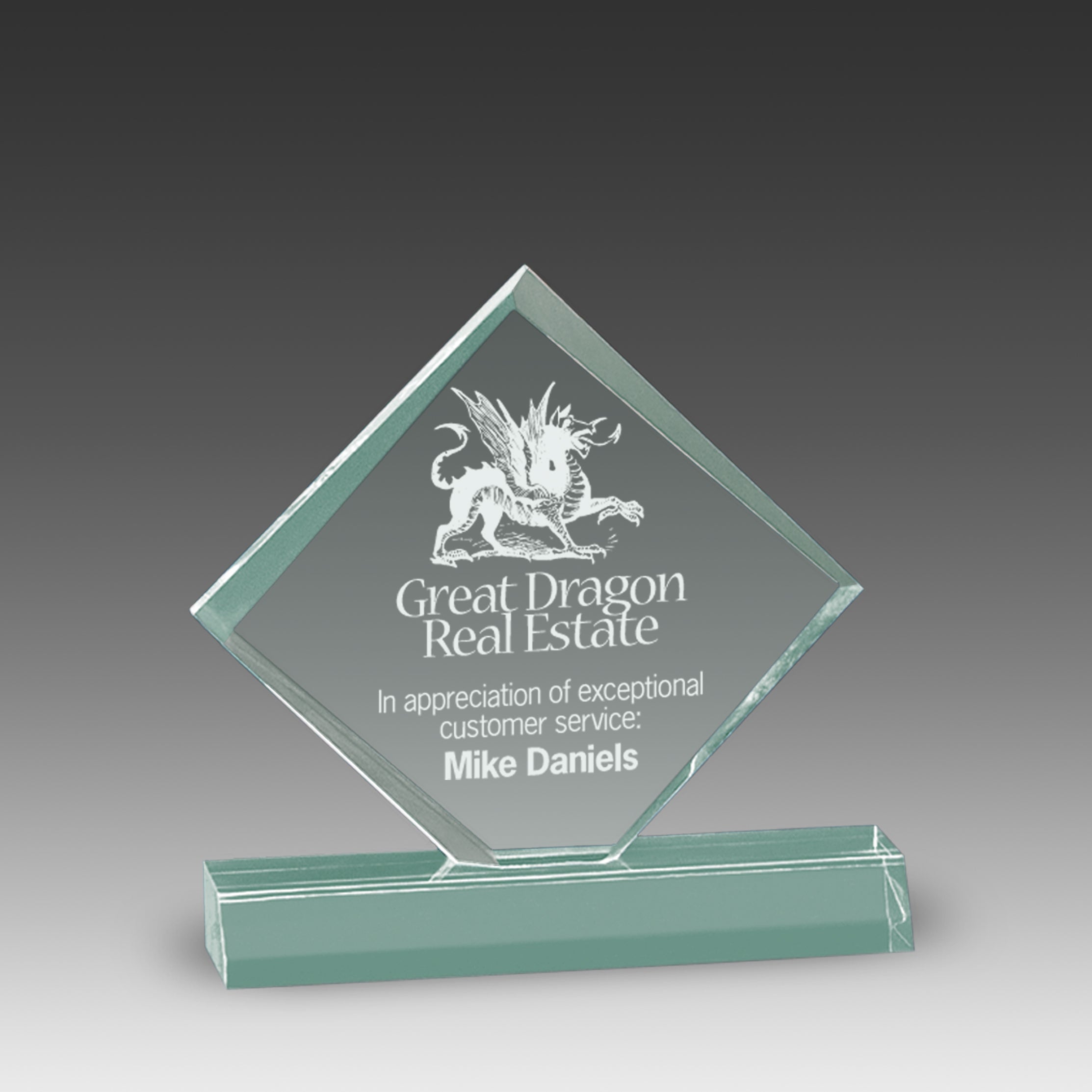 Diamond Jewel Bevel Award