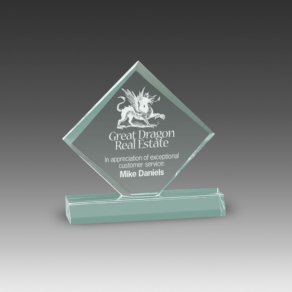 Diamond Jewel Bevel Award