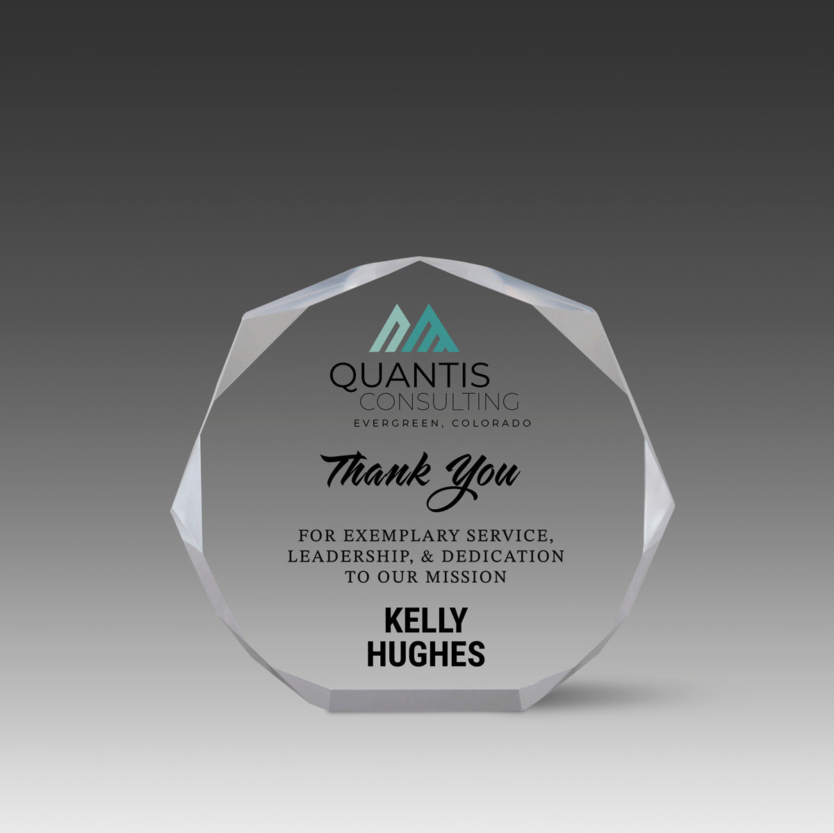 Octagon Bevel Award™