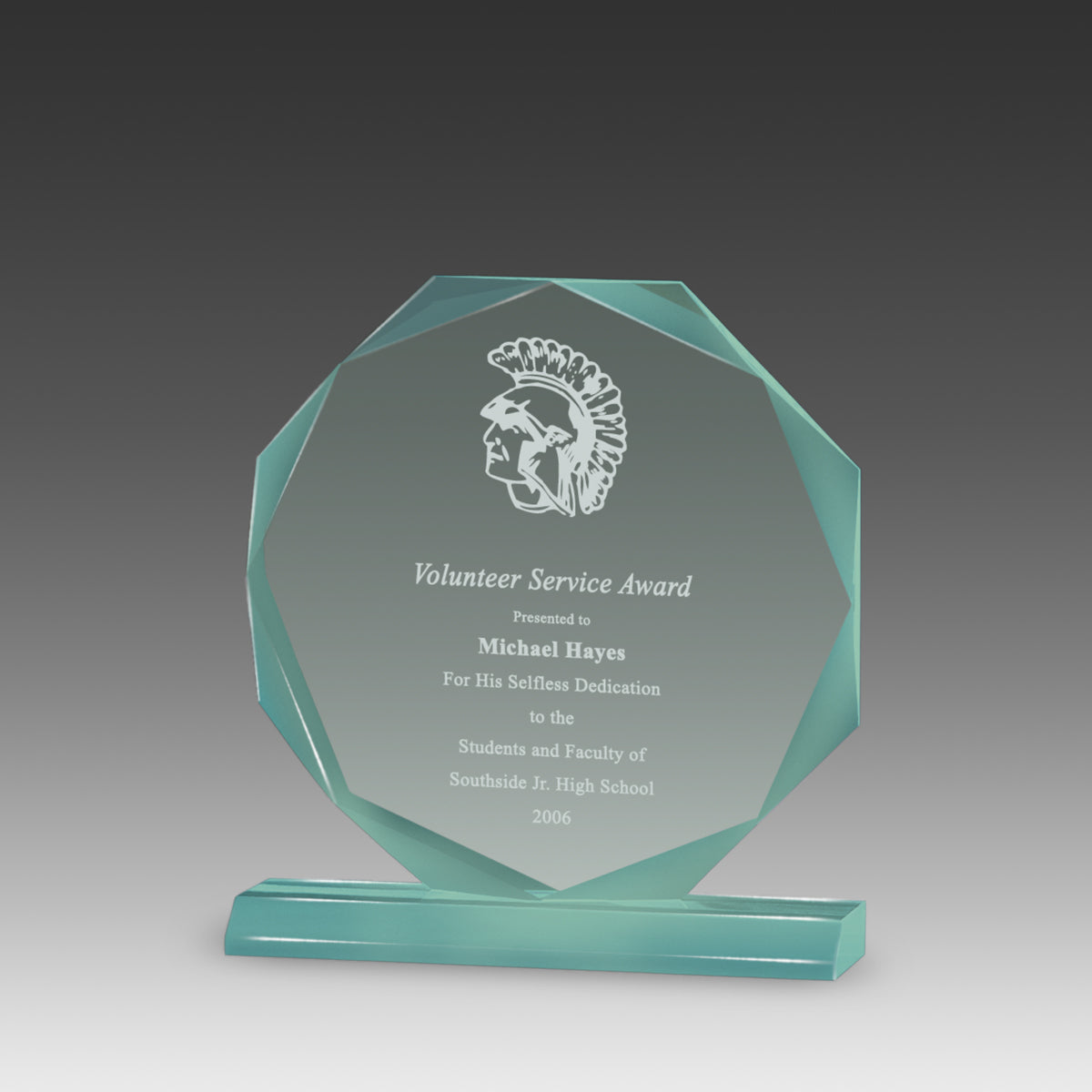 Beveled Octagon Award™
