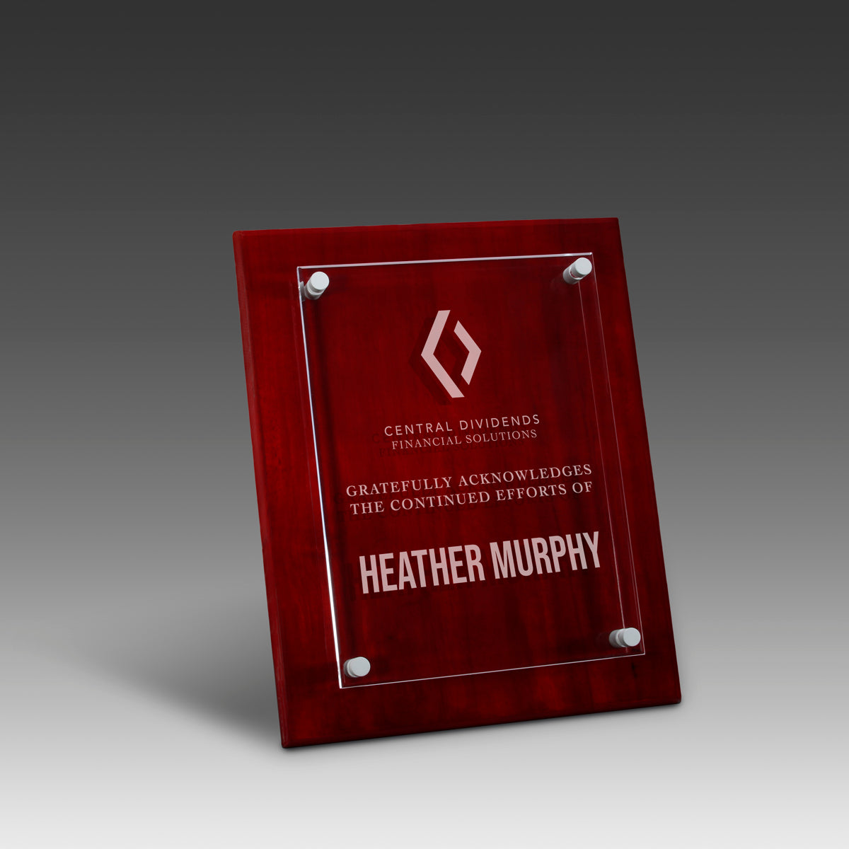 Rosewood Bevel Plaque™