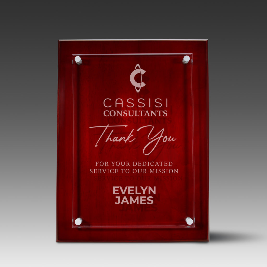 Rosewood Bevel Plaque™