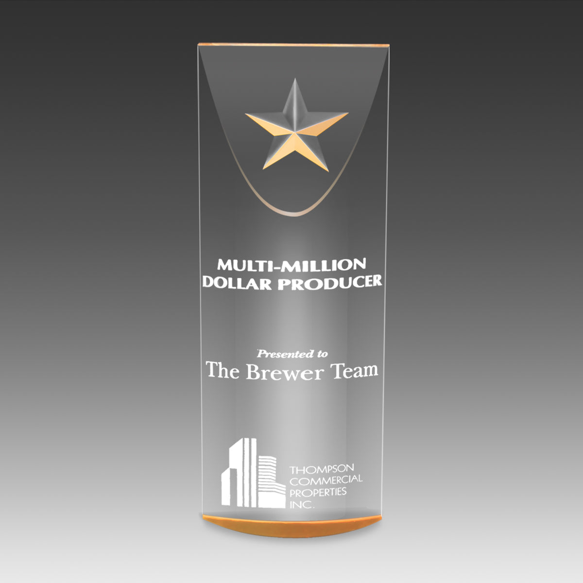 StarLite Tower Award™ With Carved Star