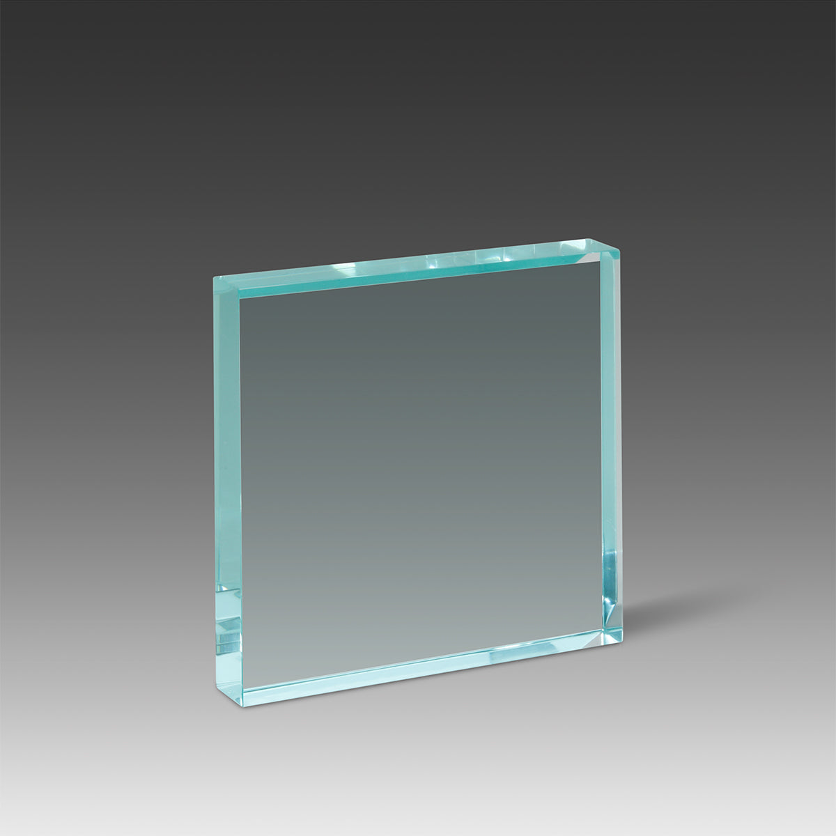 Beveled Square Paperweight