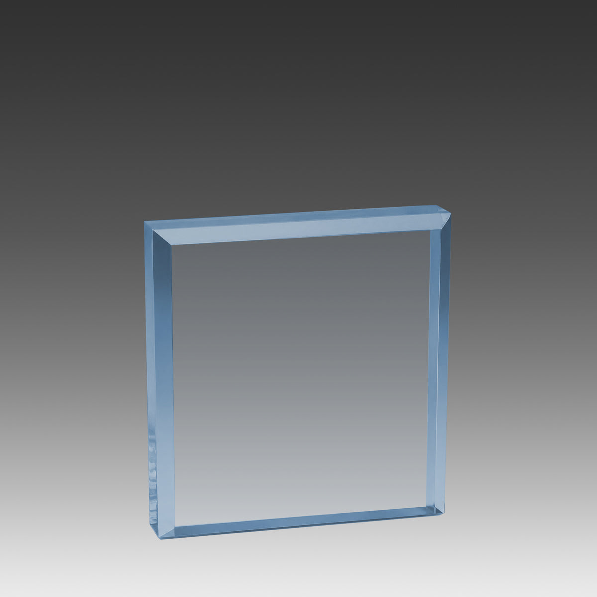 Beveled Square Paperweight