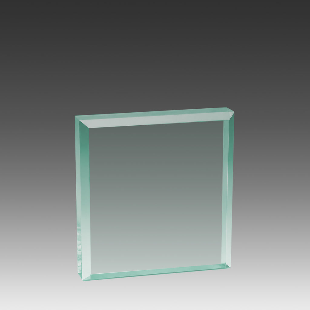Beveled Square Paperweight