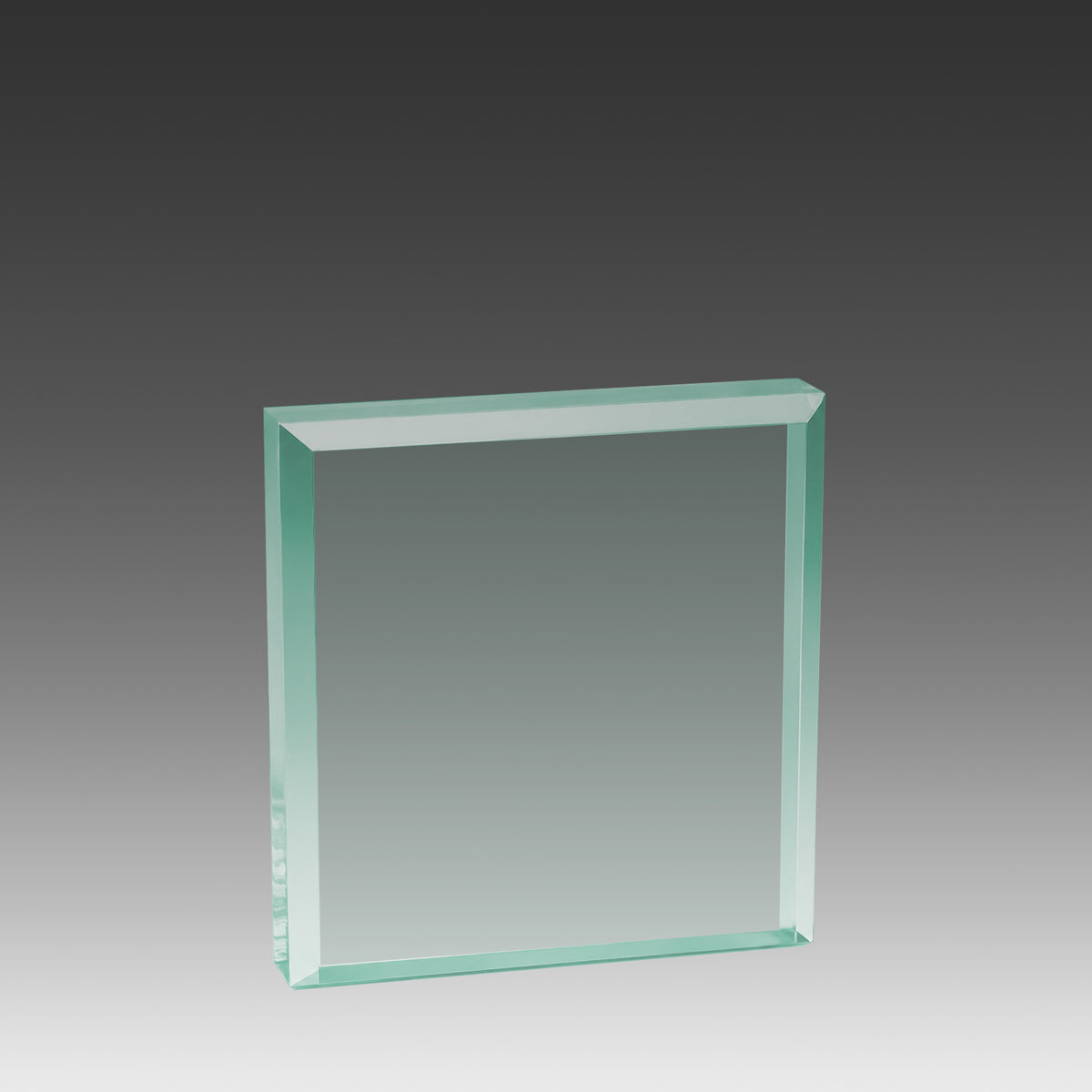 Beveled Square Paperweight