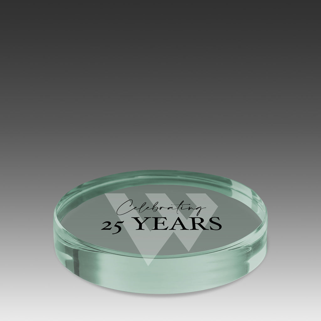 Circle Paperweight