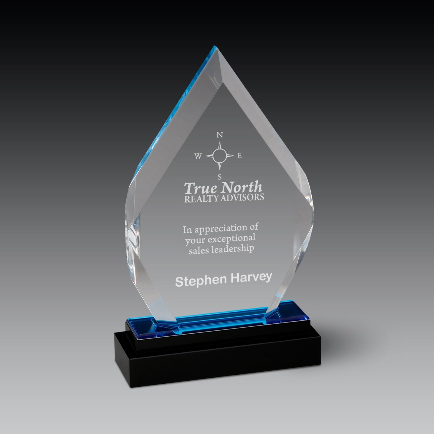 CrystalAcrylic Fusion Diamond Facet™ Award