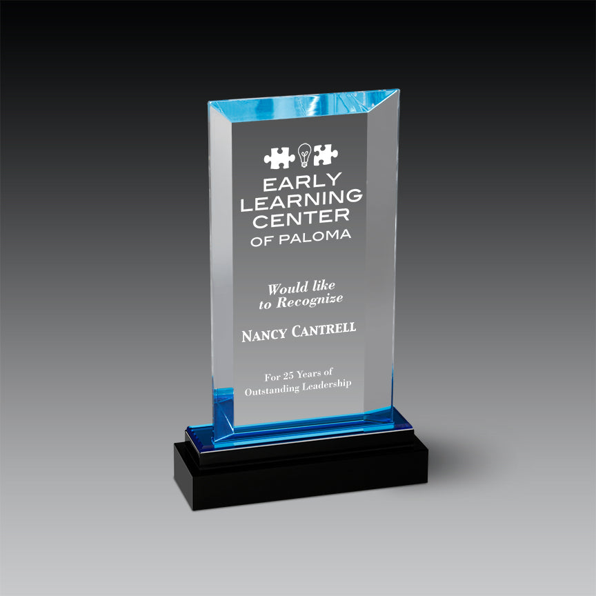 CrystalAcrylic Fusion Beveled Rectangle™ Award