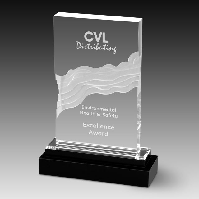 CrystalAcrylic Fusion Wave™ Award