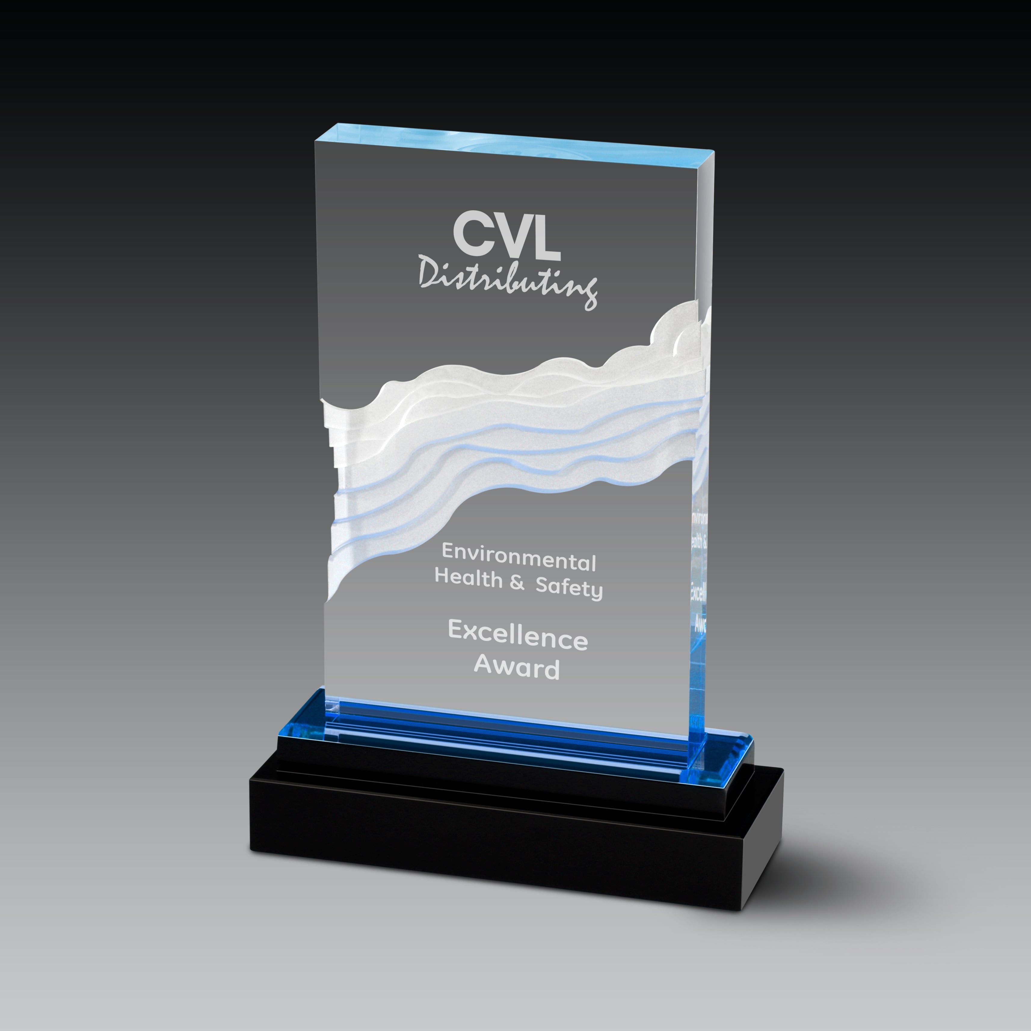 CrystalAcrylic Fusion Wave™ Award