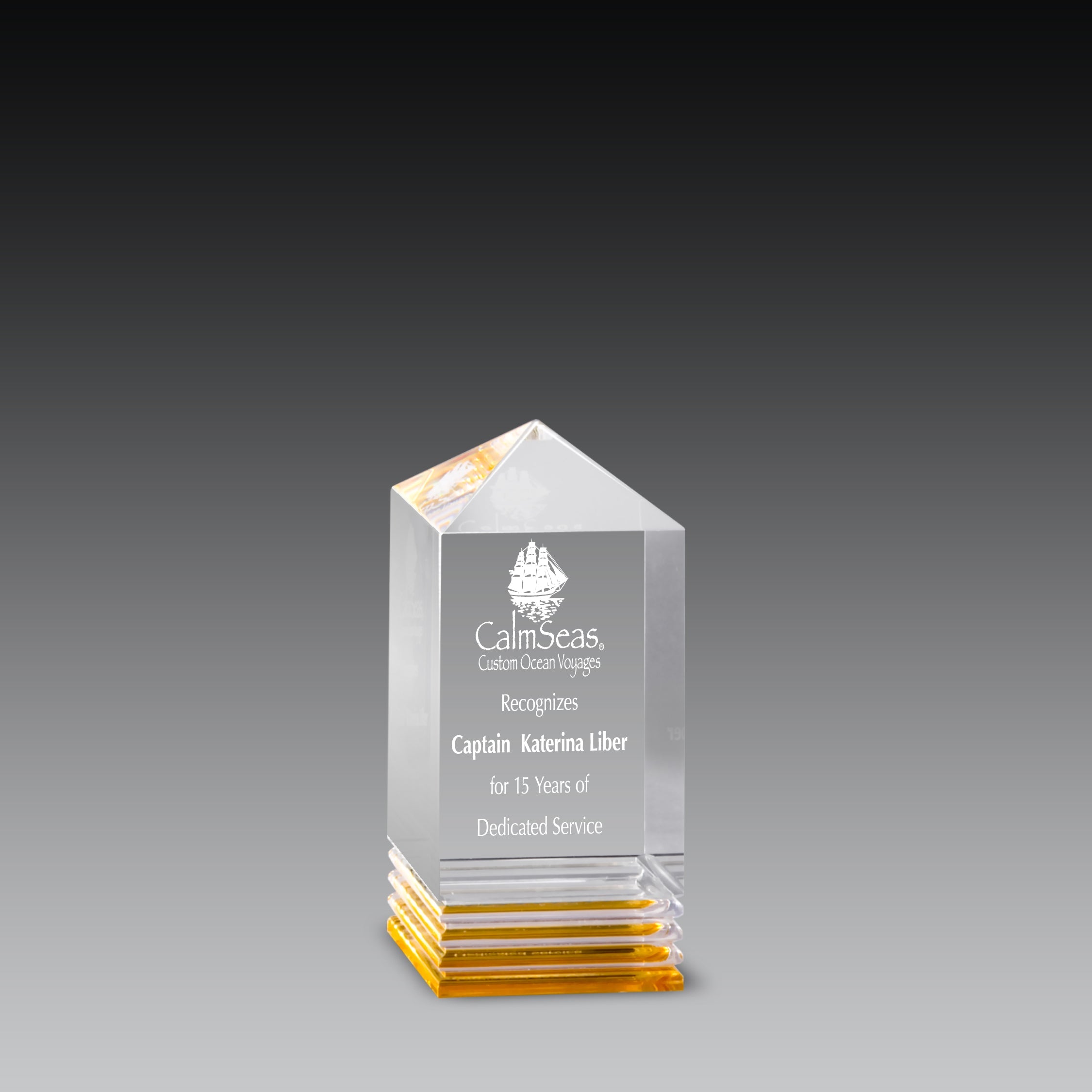 Crystal Cut Pillar Award™